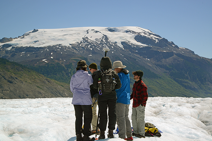 Students, a professor and a recent alumnus conducted research in British Columbia in August. Photo courtesy of Ben Edwards.