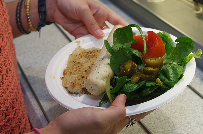 Fresh, organic veggies from the College Farm are the result of Dickinson's unique 360-degree food-cycle system, delivering fresh ingredients to the Dining Hall and compost to the farm.