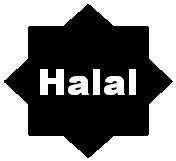 Symbol of Halal items marked in Dining Services