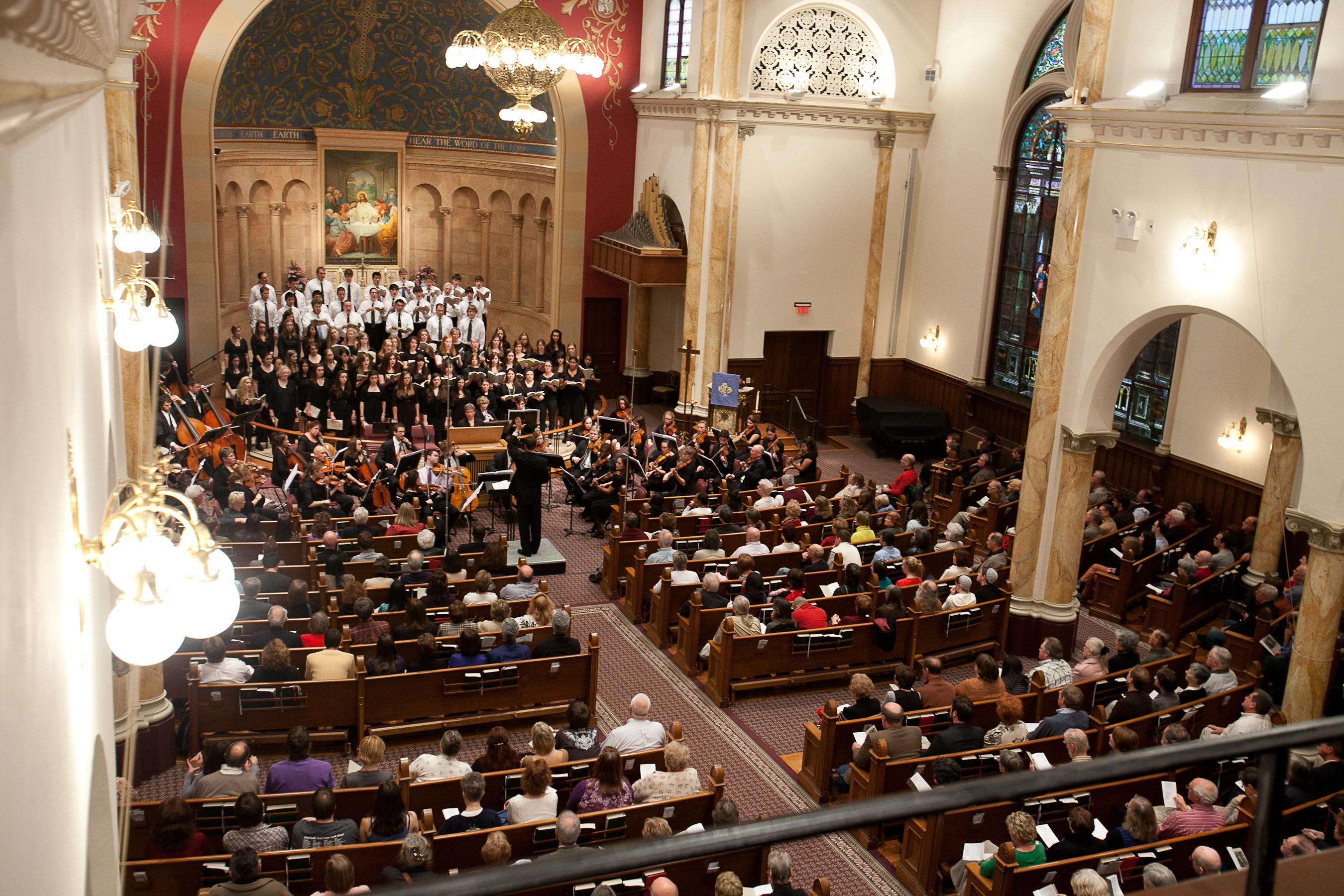 Dickinson musicians perform at First Evangelical Lutheran Church