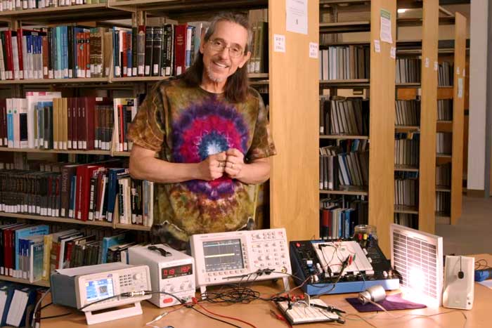 david jackson with lab equipment