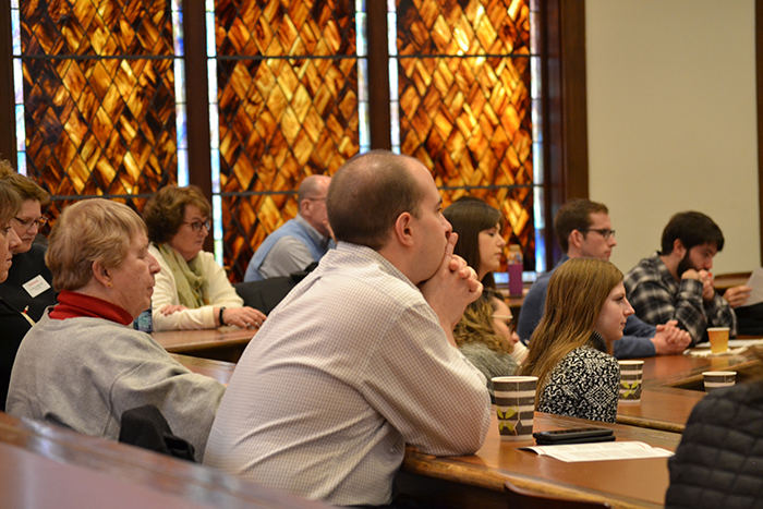 As part of the Dickinson Department of History's Alumni Forum, various alums spoke about their experiences and provided advice to current students.