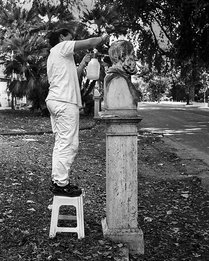 "Statue Bath" in Rome, Italy, by Duanduan Hsieh '19