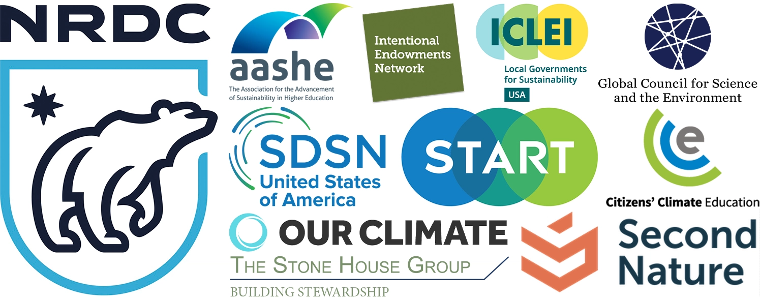 Supporting organization logos for the 2022 International Climate Symposium