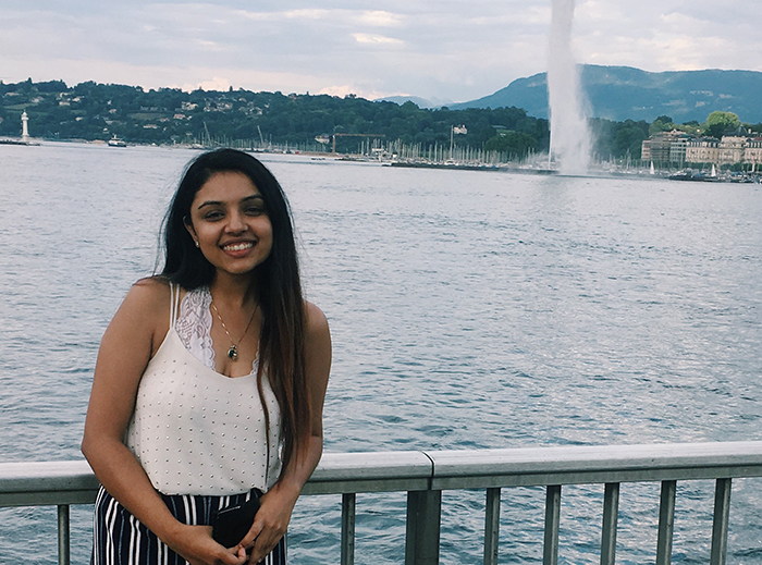Preeti Khanal '19 is headed into her senior year with big plans. As an intern with the World Health Organization, she is gaining first-hand experience in the mental health department.
