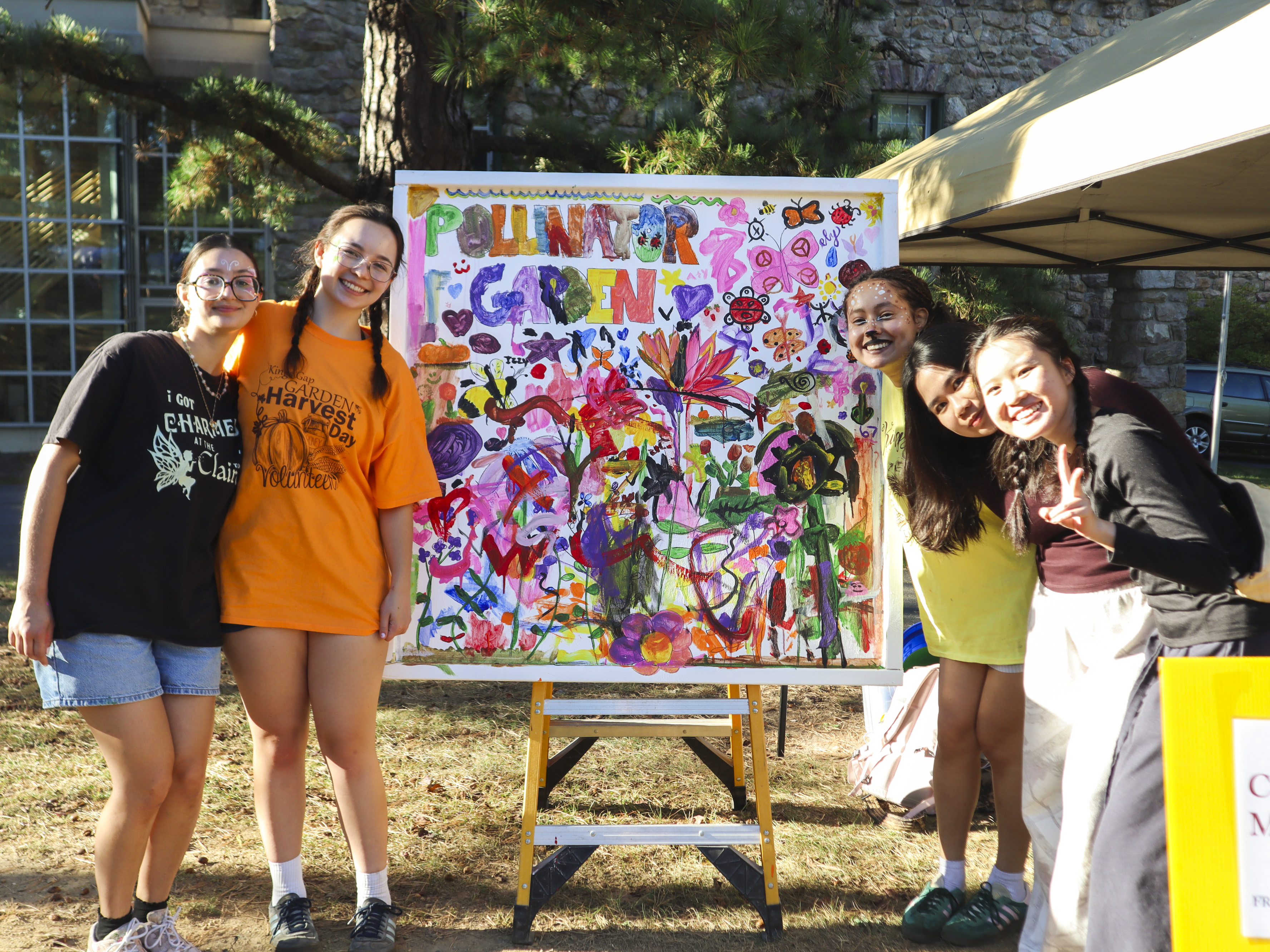 Change Makers Club students at Kings Gap Education Center