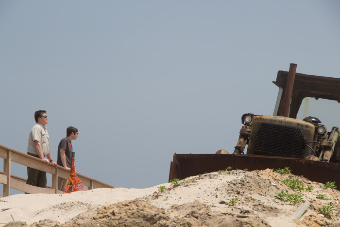 Dunes being rebuilt