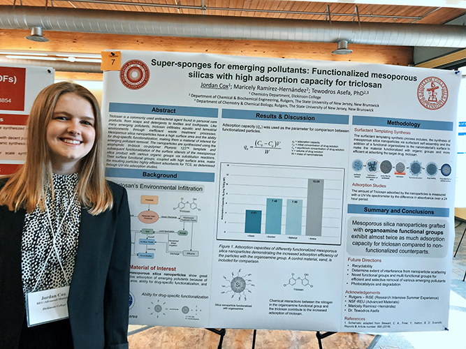 Rising senior Jordan Cox '21 (chemistry) represents Dickinson College among the 2020 Goldwater Scholars for exemplary scientific student-research.