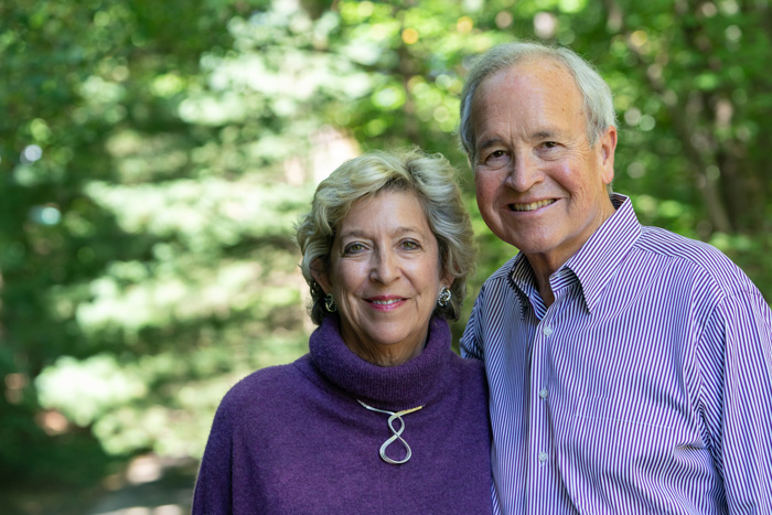 Jennifer Ward Reynolds '77 and her husband, George