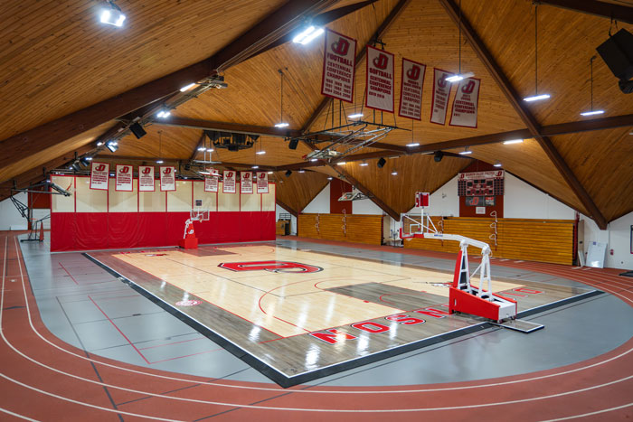 Kline Center basketball court