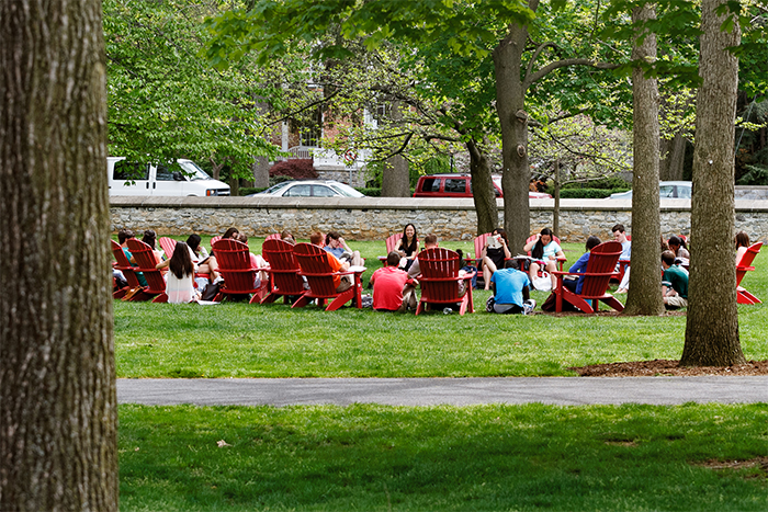 Spring 2016 class outside