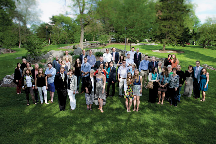 Legacy families at Commencement 2014