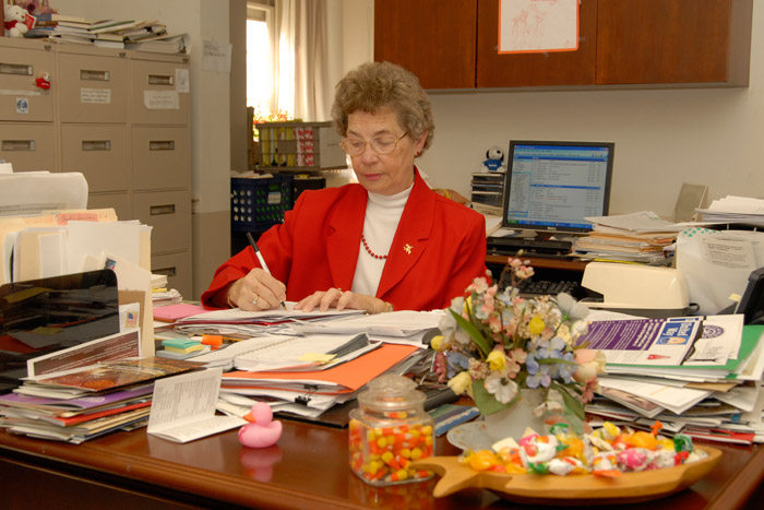 Marie Baker, longtime secretary to the provost