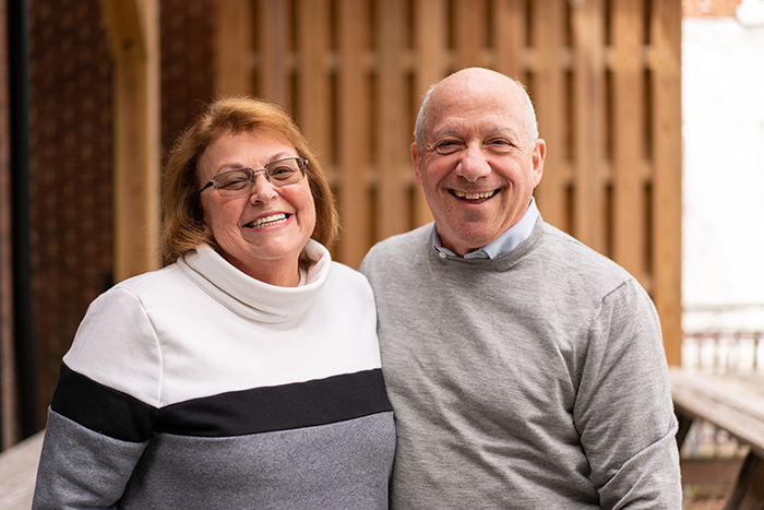 Mark and Harriet Lehman. Photo by Dan Loh.