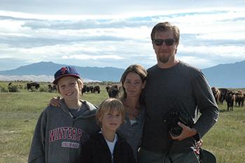 Picture of Mike Daecher and his family.