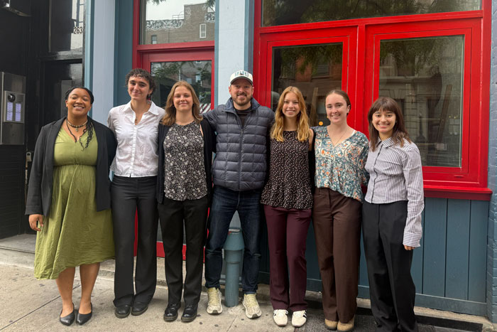 Students at the NYC Climate summit