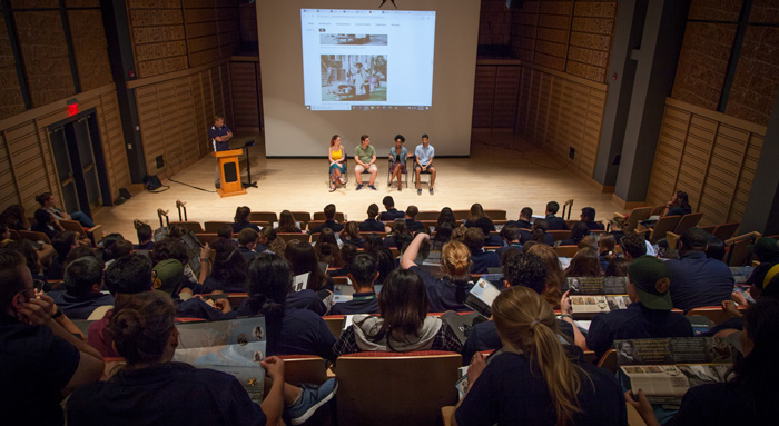 Dickinson students present to the history academy