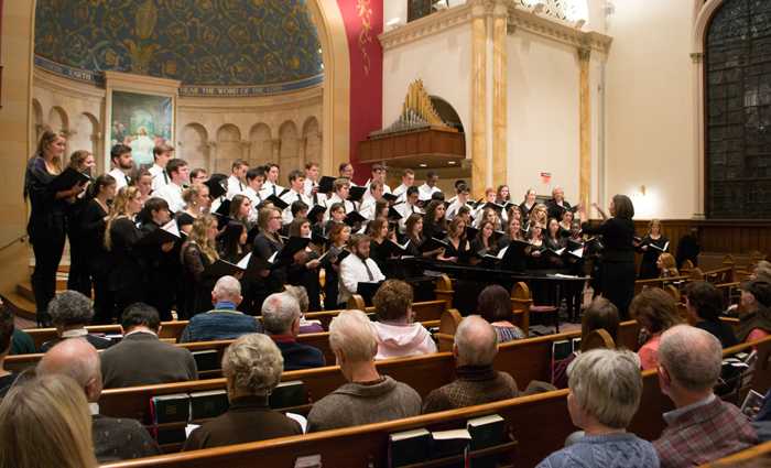 dickinson college choir, dickinson college orchestra, holiday concert, first lutheran church