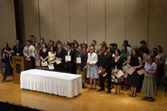 Phi Beta Kappa Initiation, Commencement May 2007