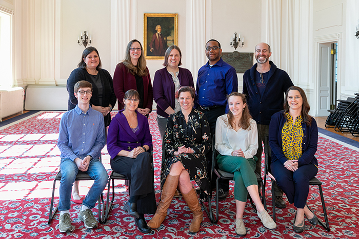 Representatives from the President's Commission on Inclusivity. Photo by Carl Socolow '77.