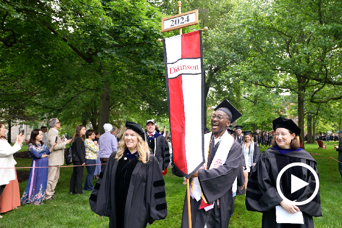 Dickinson Honors Class of 2024 During Commencement