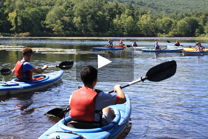 Pre-O group kayaking