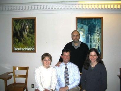 Dmitri Prigov with Dickinson College Russian Faculty.