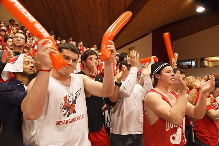 Basketball fans in the Kline