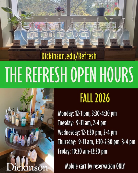 Refresh Open Hours Fall 2026