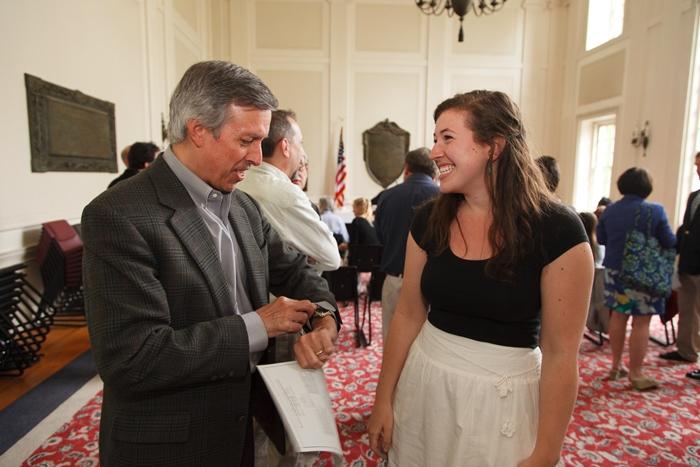 Fulbright applicant reception