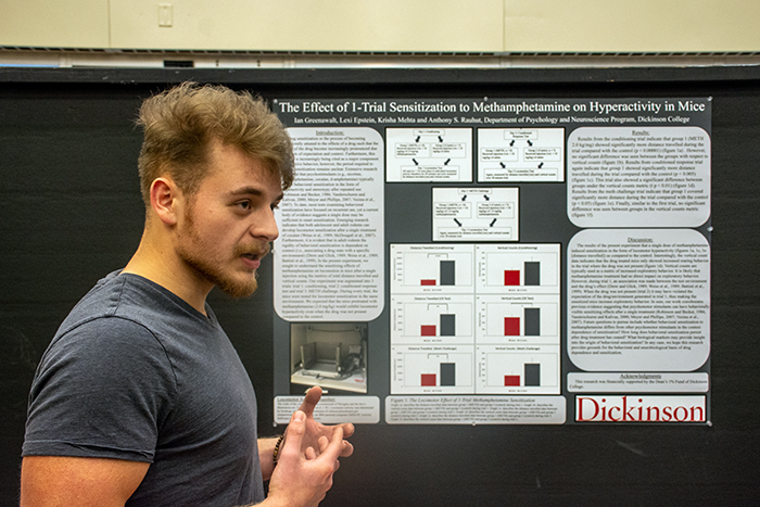 Presenter for Dickinson's 2022 Science Student Research Symposium 