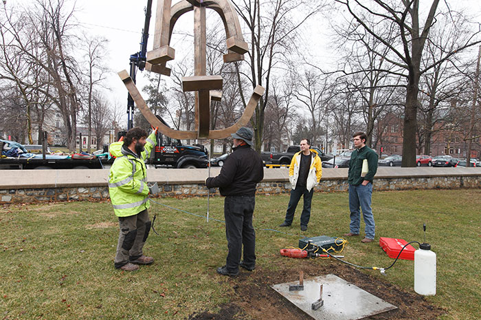 patrick strzelec, weiss center for the arts, sculpture