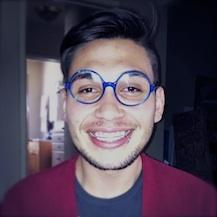 Headshot of the poet and Dickinson College student Fabian Alberto Hernandez.