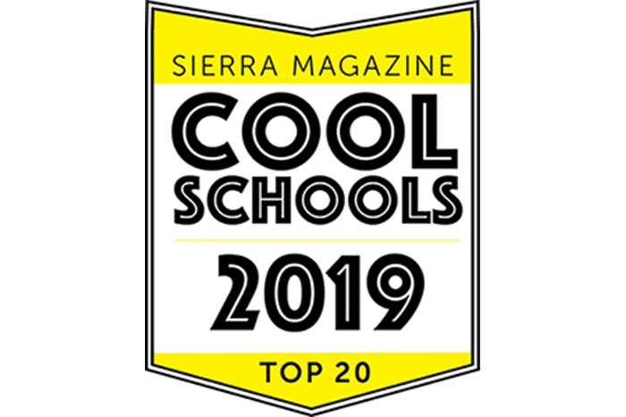 Dickinson named to Sierra magazine's 2019 list of cool schools.