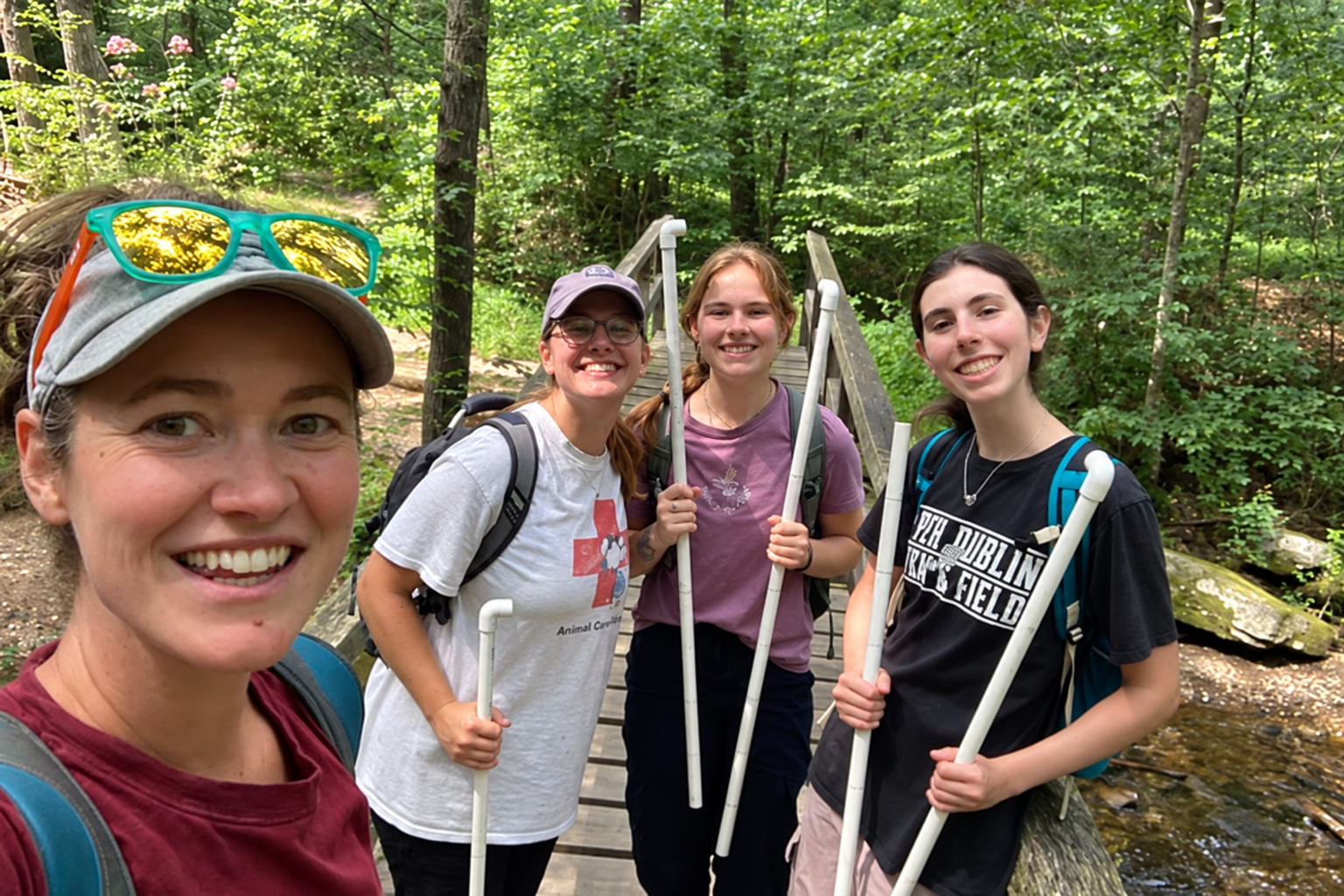 Prof. Sarah Sterner and students