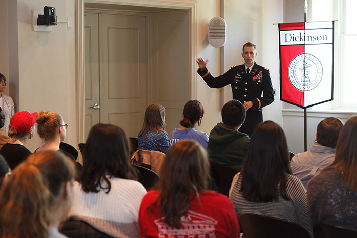 Col. Rory Crooks, director of the USAWC International Fellows program