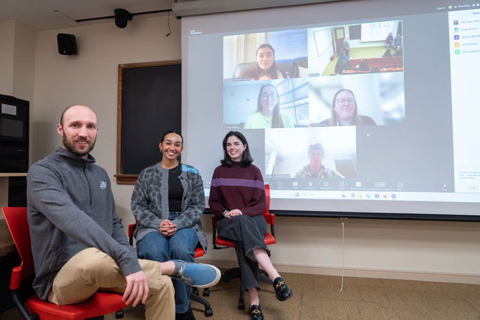 Students in the U of Maine program