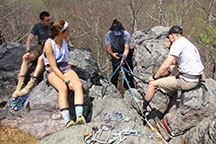 WILD guides climbing