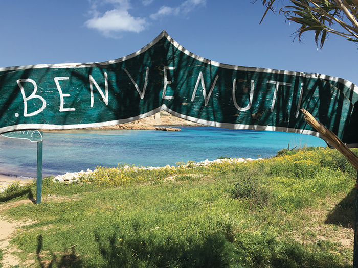 Least Touristy Travel Photo “A Safe and Welcoming Harbor: A refugee’s dream,” Island of Lampedusa, Sicily, by Nidia Werner ’19