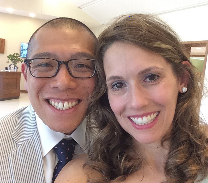 Will Tsang '06 and wife Sarah Yarnall '07.