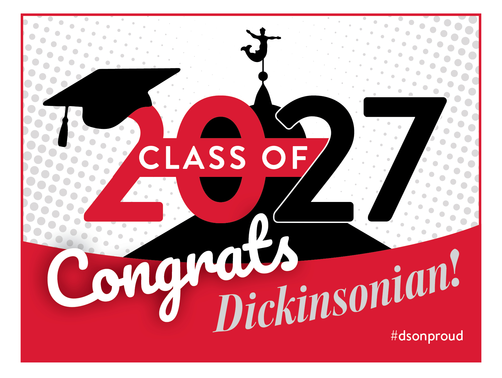 Yard sign congrats printable for the class of 2027 thumbnail