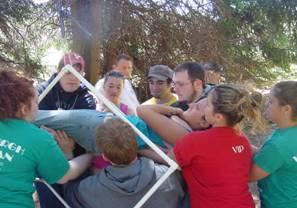 Photograph of students in LeaderShape