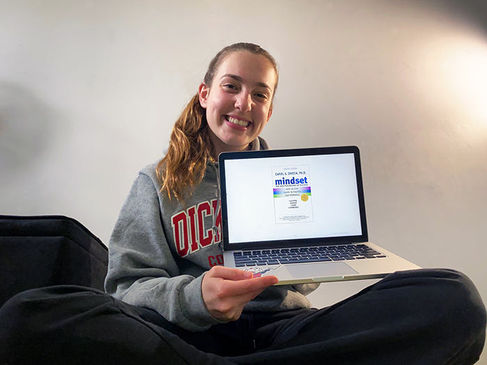 Adena Cohen '22 is organizing a self-help-book group; the first book is Mindset by Carol Dweck.