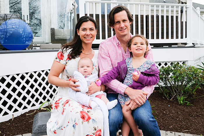 Andy '06 and Devi Bengfort Keller &#039;06 and their children, Camala and Artemisia.