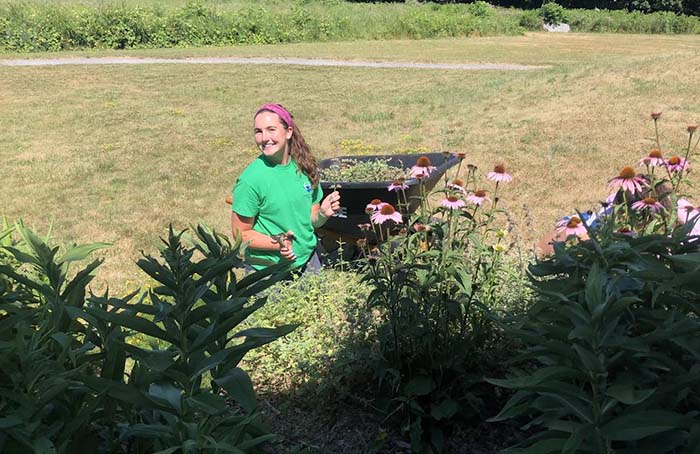 Kirsten Beach '24 served a 2022 summer internship at the Audubon Society of Rhode Island.