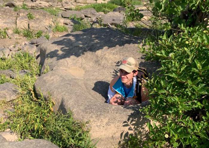 Evan Bechtel '23 interned at the Pennsylvania Geological Survey.