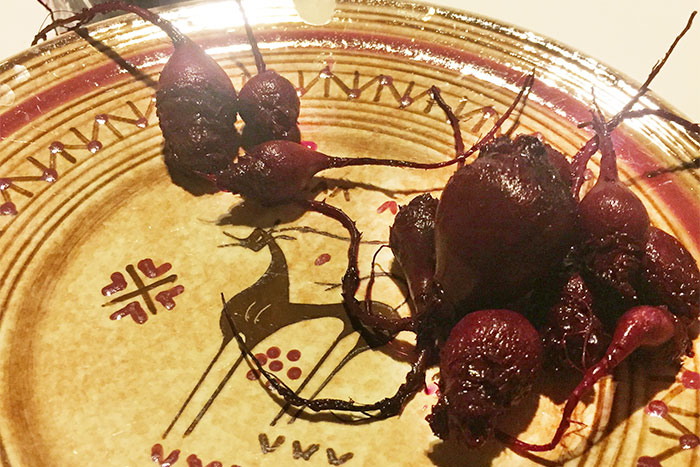 Beets on a plate