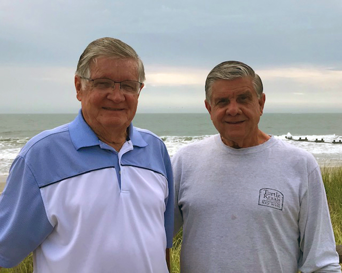 Brothers Bob (left) and Tom Davis founded a scholarship for students interested in pursuing careers in medicine.