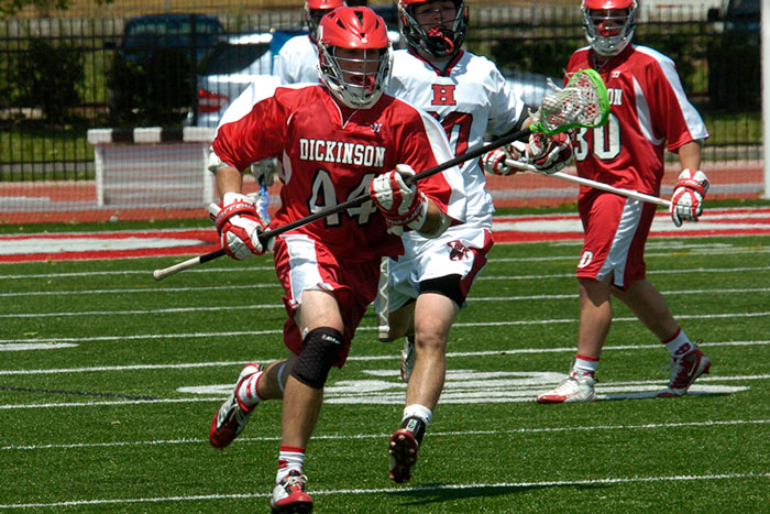 Brandon Palladino on the lacrosse field