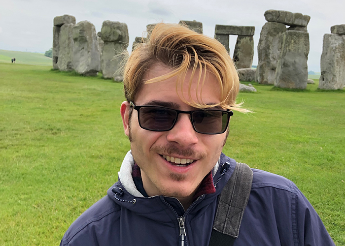 Brendan Carr at Stonehenge.